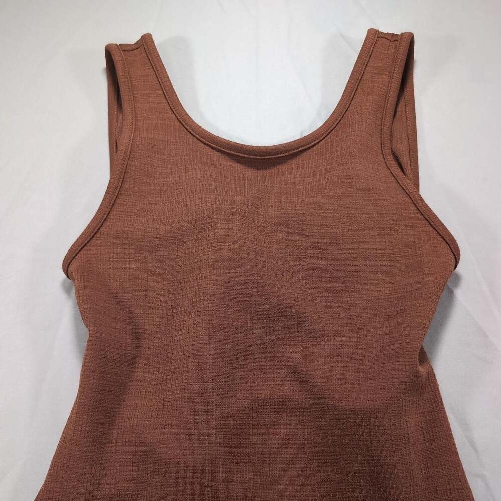 Roxy Brown Ribbed Knit Dress
